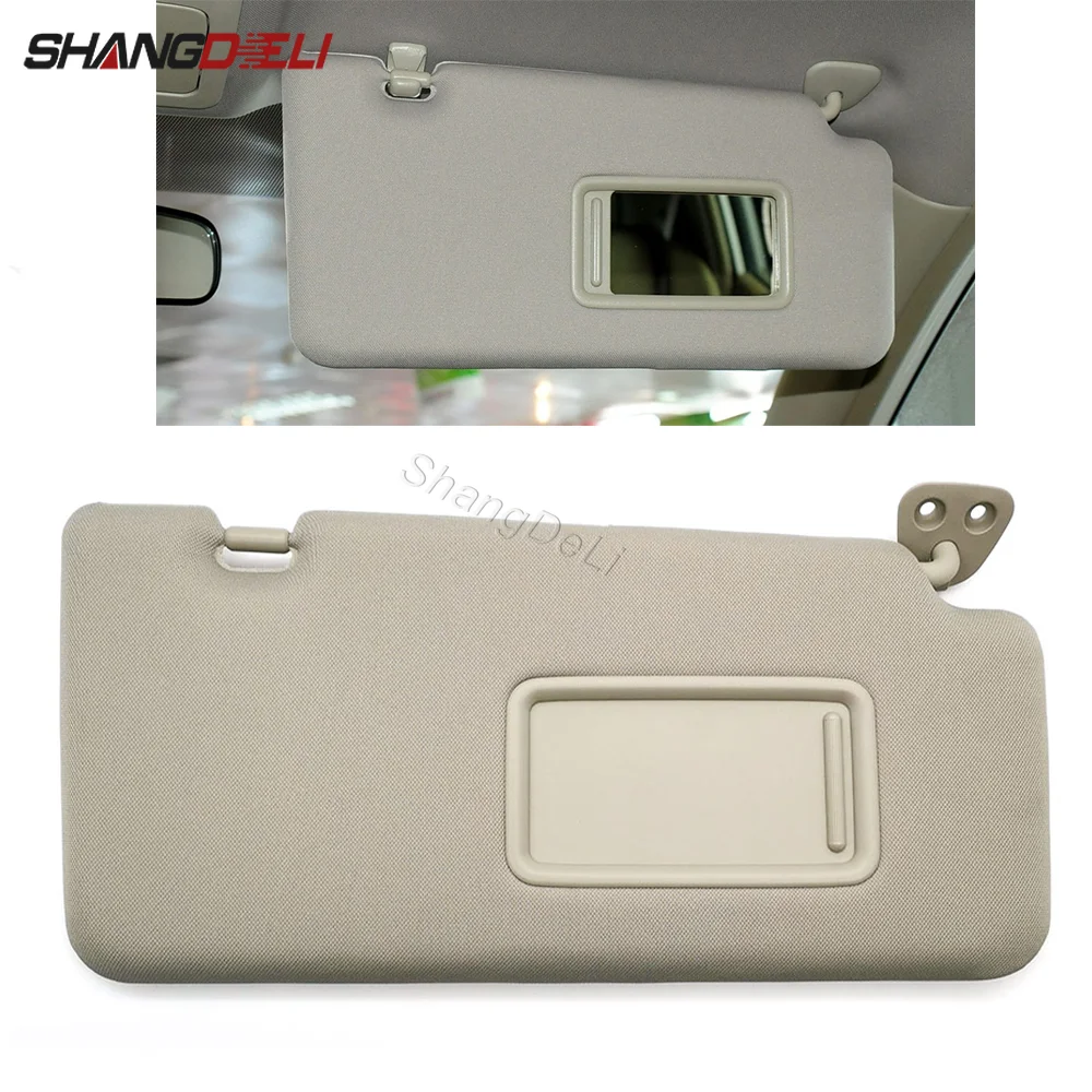 

1 шт. для Nissan Tiida 2005-2012010 салон автомобиля солнцезащитный козырек правое переднее ветровое стекло солнцезащитный козырек с зеркалом автомобильный солнцезащитный козырек