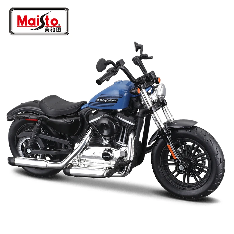 Maisto Harley davisonモーターサイクルモデル玩具、ファットボブ、114ダイキャストビークル、コレクタブルホビー、1:18、2022