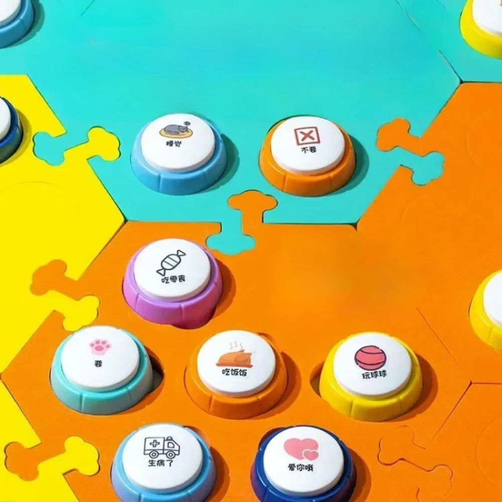 

Кнопка связи для домашних животных, обучение речи собаки, запись кнопок звонка, генератор звука, инструмент для обучения собакам на заказ, обучение