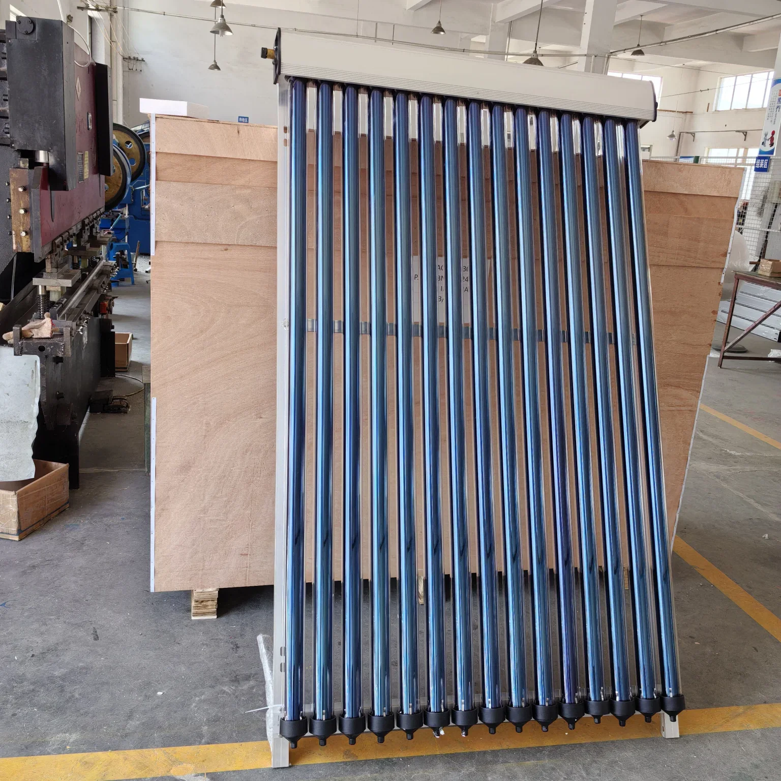 Solar Energy Large Scale Pressurized Solar Thermal Vacuum Tube Collector Glass Pipe Solar Collector Set