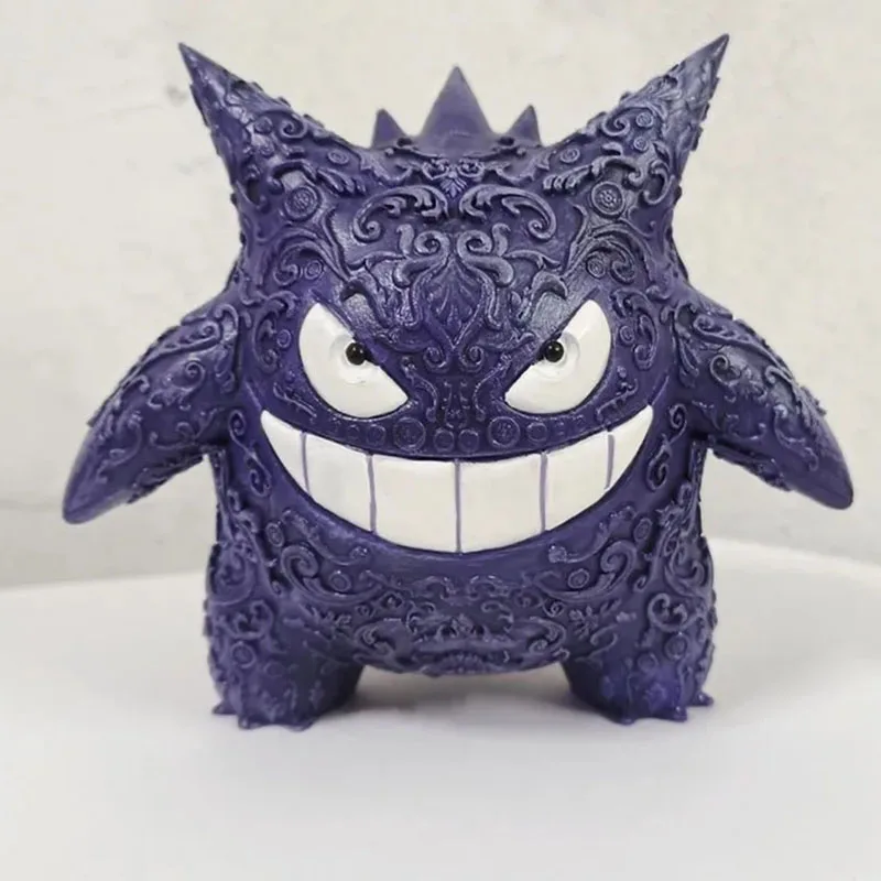 

Kawaii Аниме Покемон тату Gengar экшн-фигурка эльф творческая модель GK кукла Настольный автомобиль украшения окружающая игрушка рождественские подарки