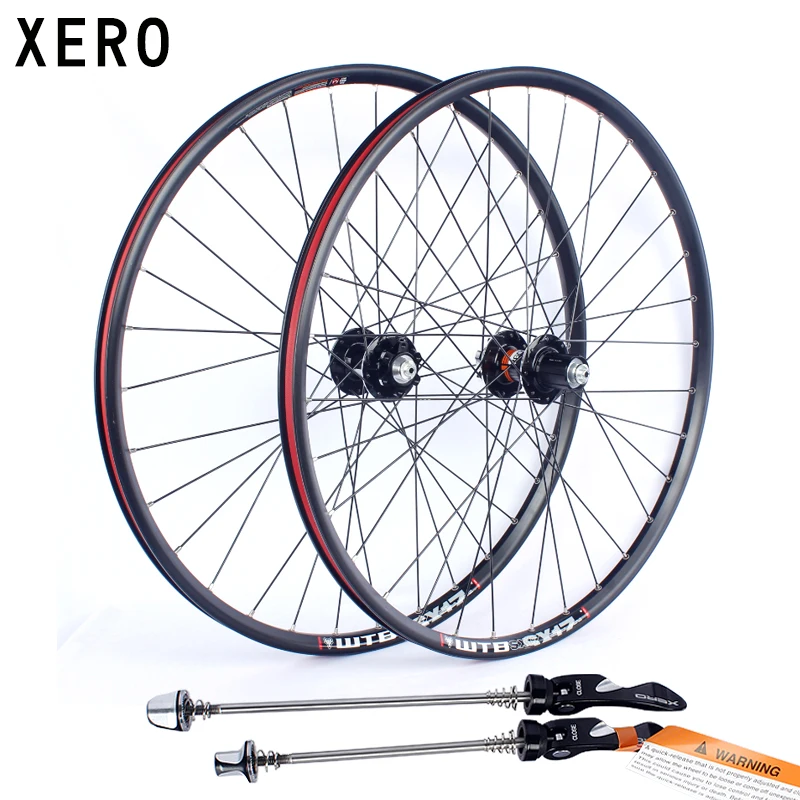 XERO 26 inch Mountain bike WTB rim CD92 Aluminum 4 bearing Disc brake  7-10speed 32H Bicycle Accessories bicycle Wheels