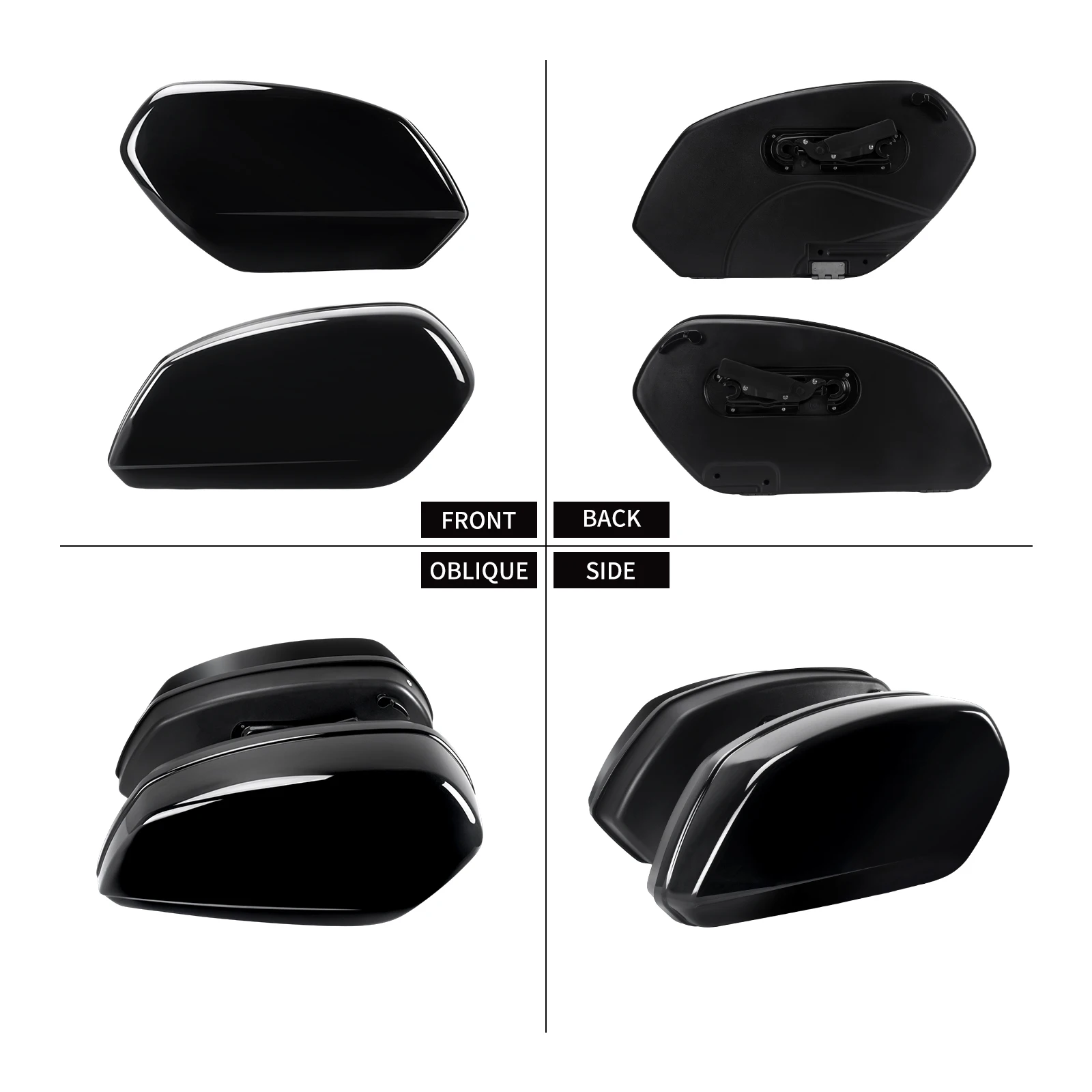 حقائب جانبية صلبة للدراجات النارية مع مجموعات إرساء لدراجة Harley Softail Low Rider ST 2022-24 FXLRS 20-24 FXLR 2018-20 الأمتعة #4