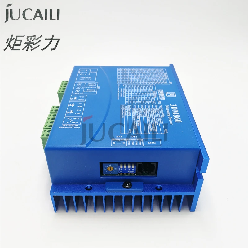 JCL 3DM860 3 Phase Stepper Motor Driver Input Voltage 18~60VAC 24~80VDC  7.5A Match Nema34 for Inkjet Printer