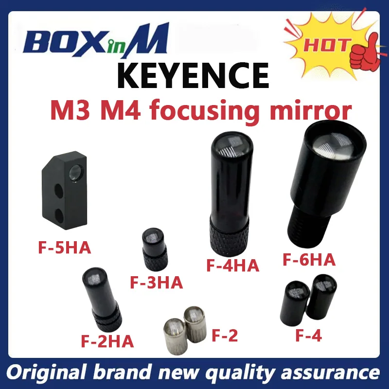 

KEYENCE Focusing lens F-2HA F-3HA F-4HA F-5HA F-6HA Fiber optic sensor M3 focusing lens