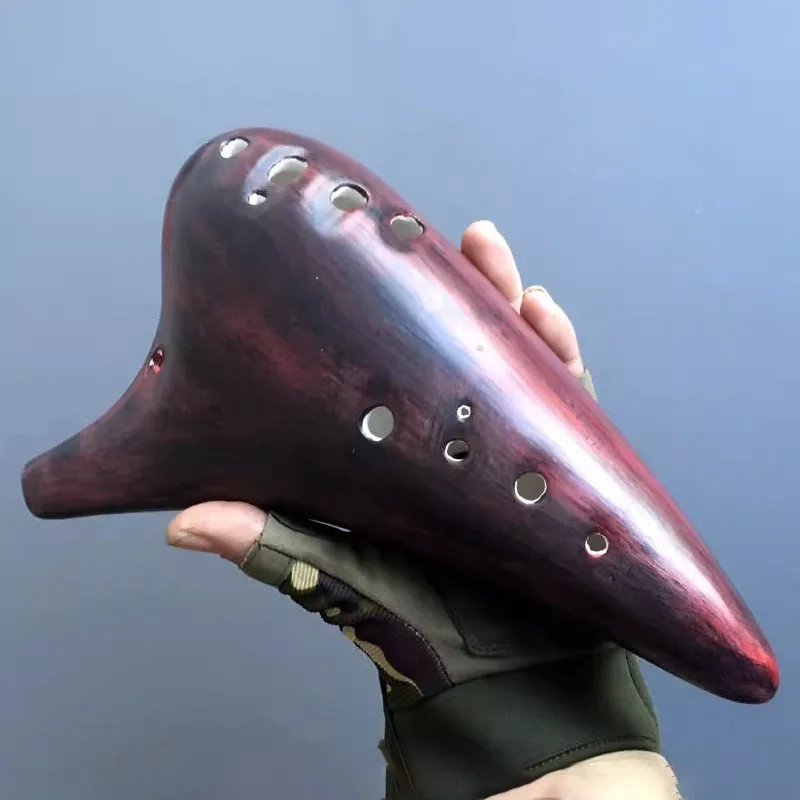 Large Ocarinas 12 Holes Bass B Tone Ocarina of Time Professional Musical Instruments Offers Accessories Legend Ocarina Flute