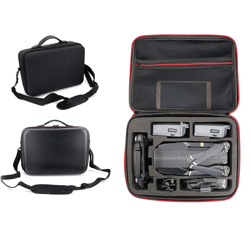 

Portable Case Shoulder Bag Remote Control Battery Charger Handbag Nylon PU Waterproof Box for DJI Mavic Pro 1 Drone accessories