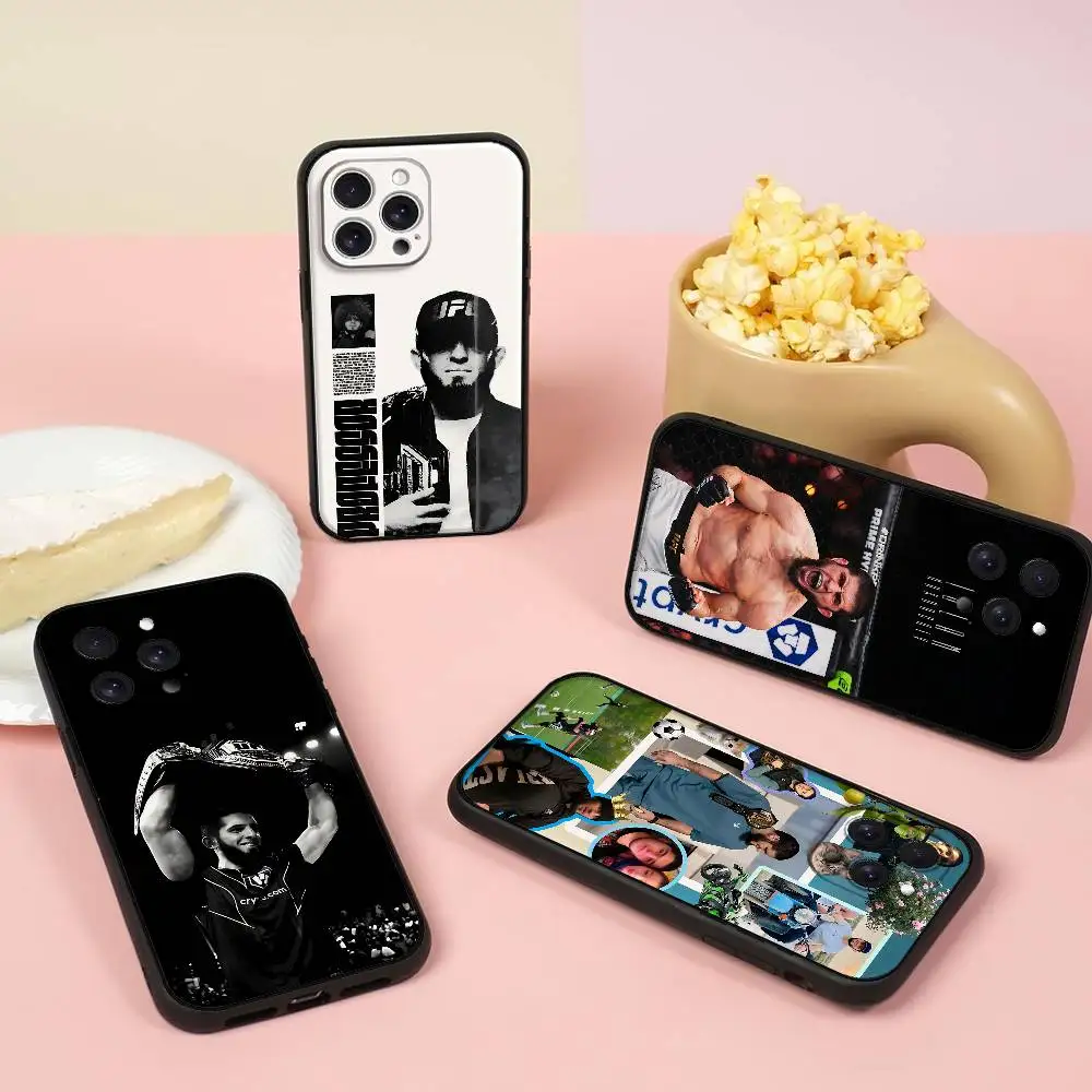 P4P Islam M-Makhachev Handyhülle für iPhone 17 16 15 14 13 12 11 PRO MAX PLUS Mini TPU Weiche Hautfreundliche Hülle