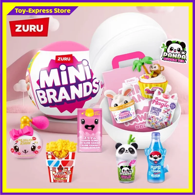 

Игрушки ZURU Mini Brands в слепых коробках, детские игрушки, милые коробки-сюрпризы, миниатюрные модели, детские игрушки, таинственная коробка, подарок на день рождения