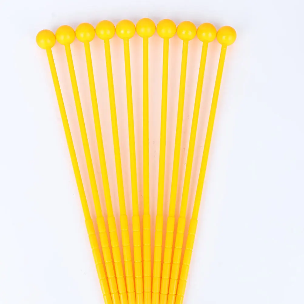 

12pcs Drumsticks Plastic Handheld Drum Stick For Early Education Safe Durable Lightweight Learning Teaching Aids