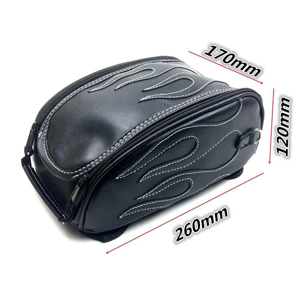 Motorcycle tank bag oil fuel tank bag motorbike saddle bag For Honda Yamaha Suzuki Kawasaki Harley Sportster XL 883 XL1200