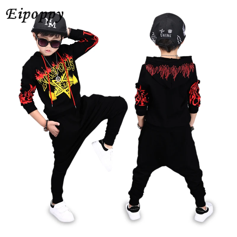 Disfraces de día para niños, ropa de espectáculo de hip-hop, trajes de otoño e invierno para niños, ropa de competición de baile