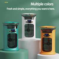 Desktop Mini Air Conditioner Portable USB Air Cooler Fan For Home Room Camping Humidifier Cooling Fans 7 Color Night Lamp 선풍기