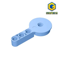 Gobricks GDS-995 Technical Rotation Joint Disk with Pin  compatible with lego 44225 children's DIY building block Particles