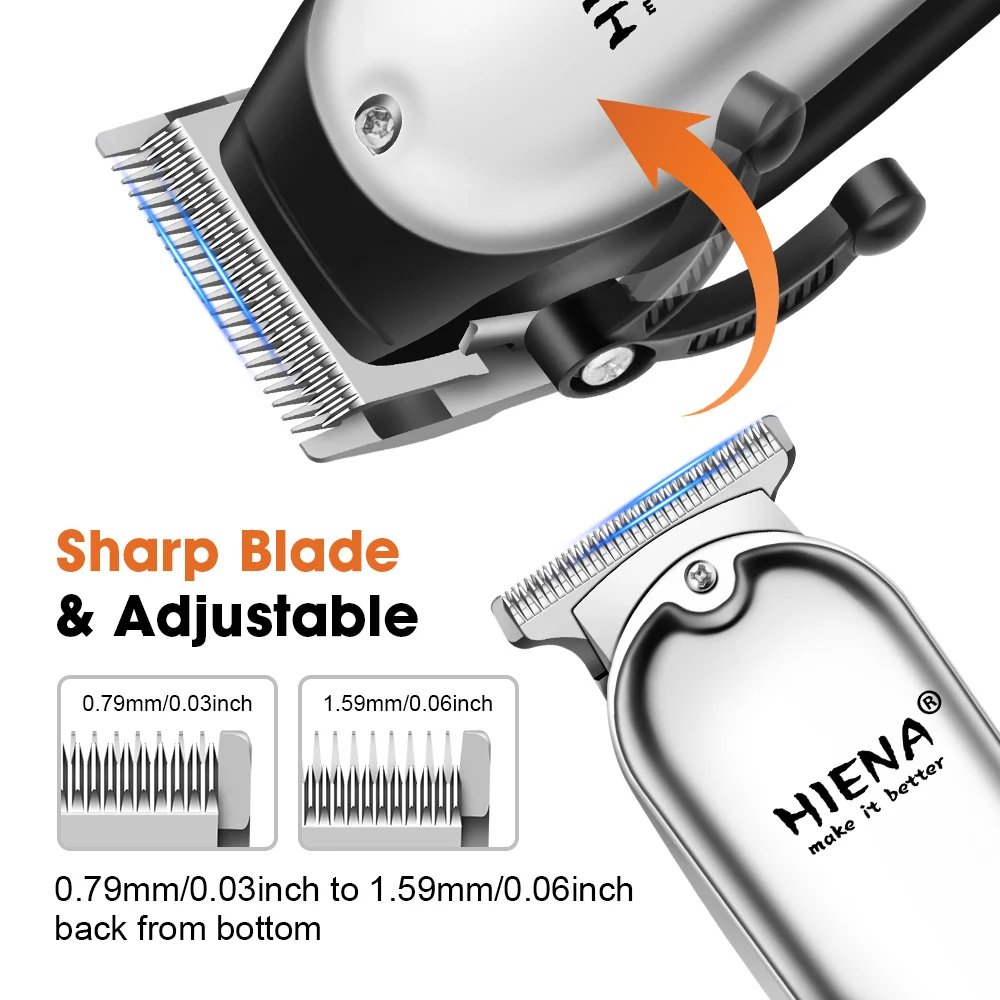 HIENA Trimmer Hair cutting machine hair clippers men professional barber machines electric shaver man razor for Hair clippers