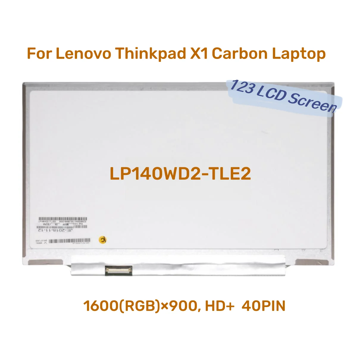 LP140WD2 TLE1 LP140WD2-TLE2 B140RTN01.0 Screen LCD Display Matrix Panel Replacement For Lenovo Thinkpad X1