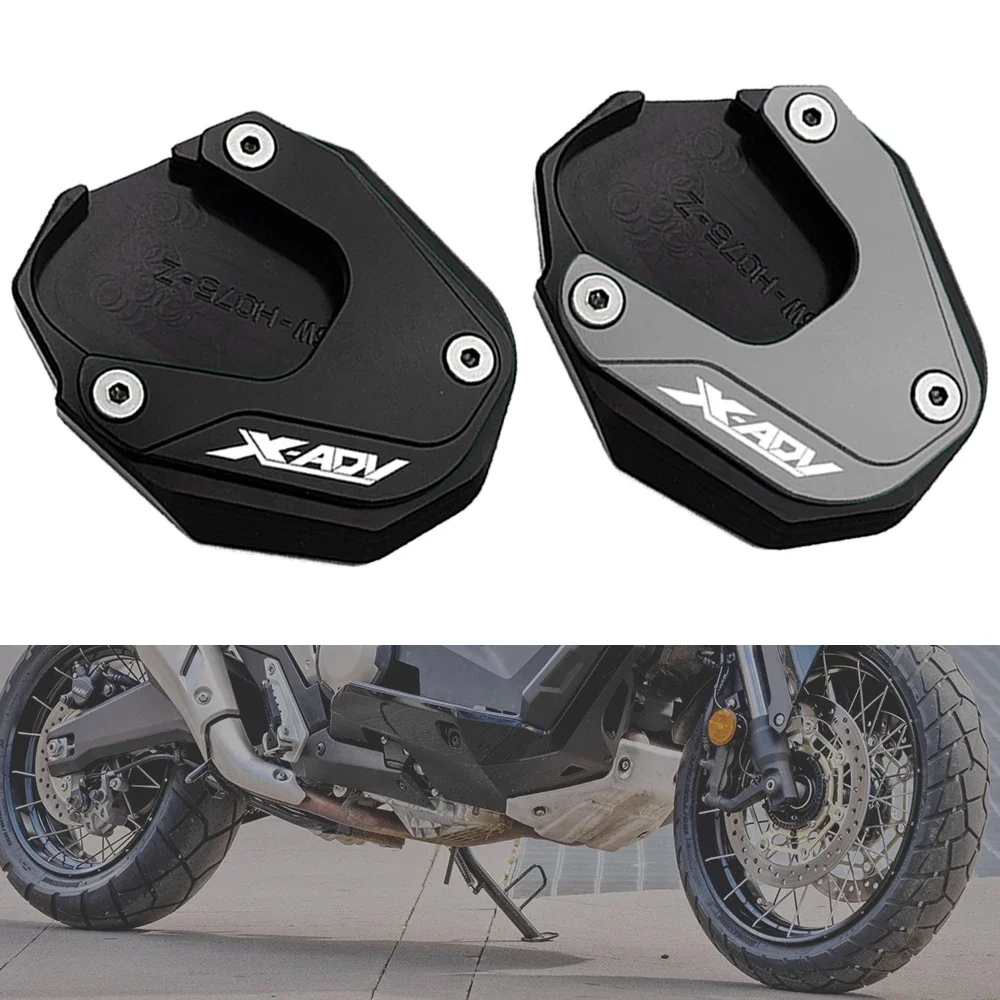 

For HONDA XADV 750 X ADV X-ADV 750 XADV750 2017-2023 2024 Motorcycle accessories CNC Enlarge Pad Side Stand Foot Kickstand Pad