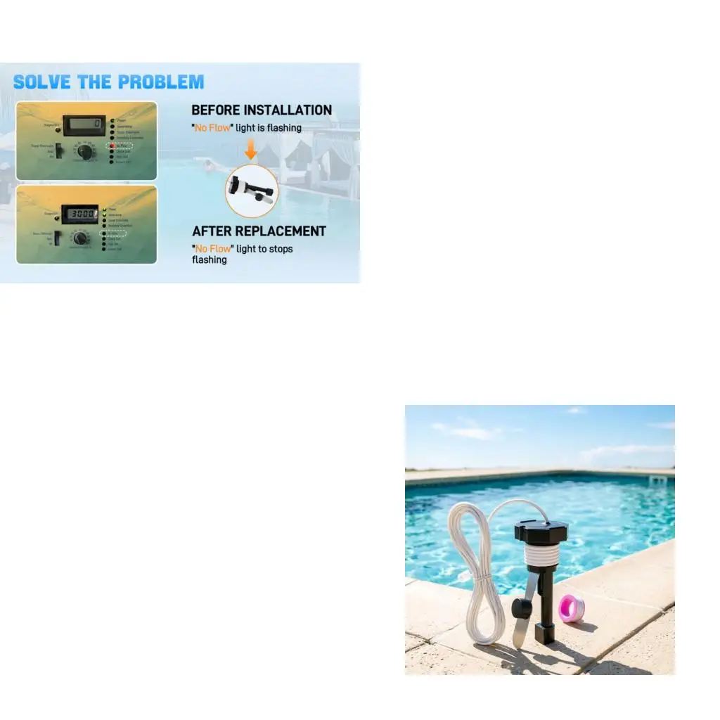 Swimming Pool Flows Switches Replacements Part With Quality Plastic Materials high quality