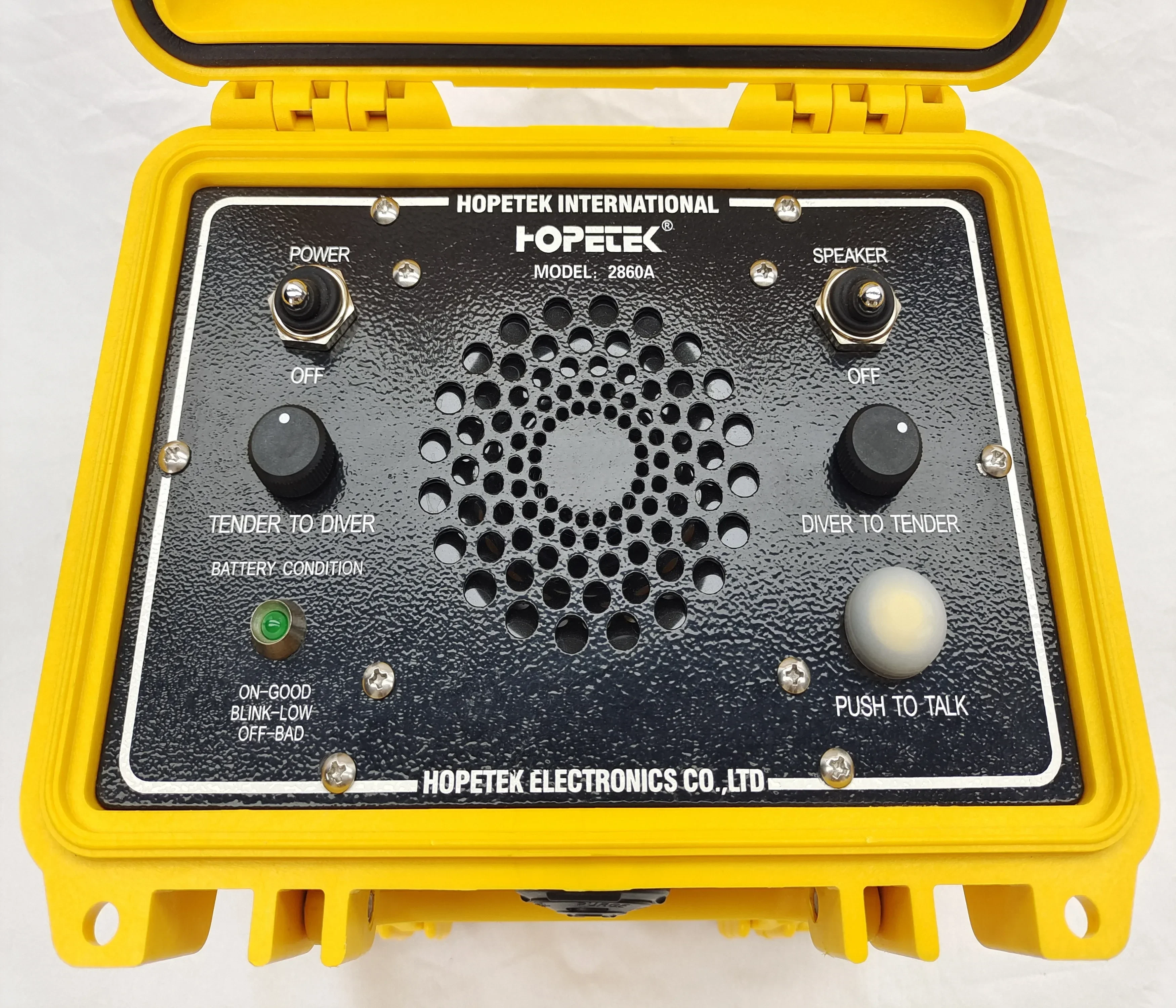 HOPETEK Factory Direct Sale Underwater Diving Communication HT-2860A One Diver Underwater Communicator Commercial Diving