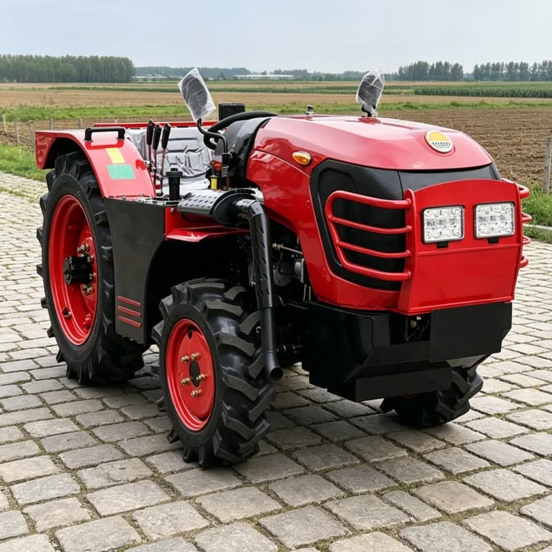 Customized 2026 New Rotary Tiller, Hot-selling High-power Crawler Tractor, Mini Farm Ploughing & Rotary Tiller