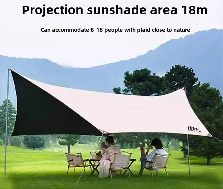 

Vinyl canopy tent outdoor camping picnic sun protection rain pergola