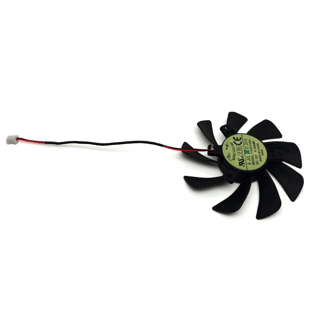 85mm T129215SH GFY09010E12SPA 2Pin 0.3A Cooling Fan For Zotac GTX 1050 GeForce GTX 1050 Ti Mini 4GB Video Graphics Card Fans