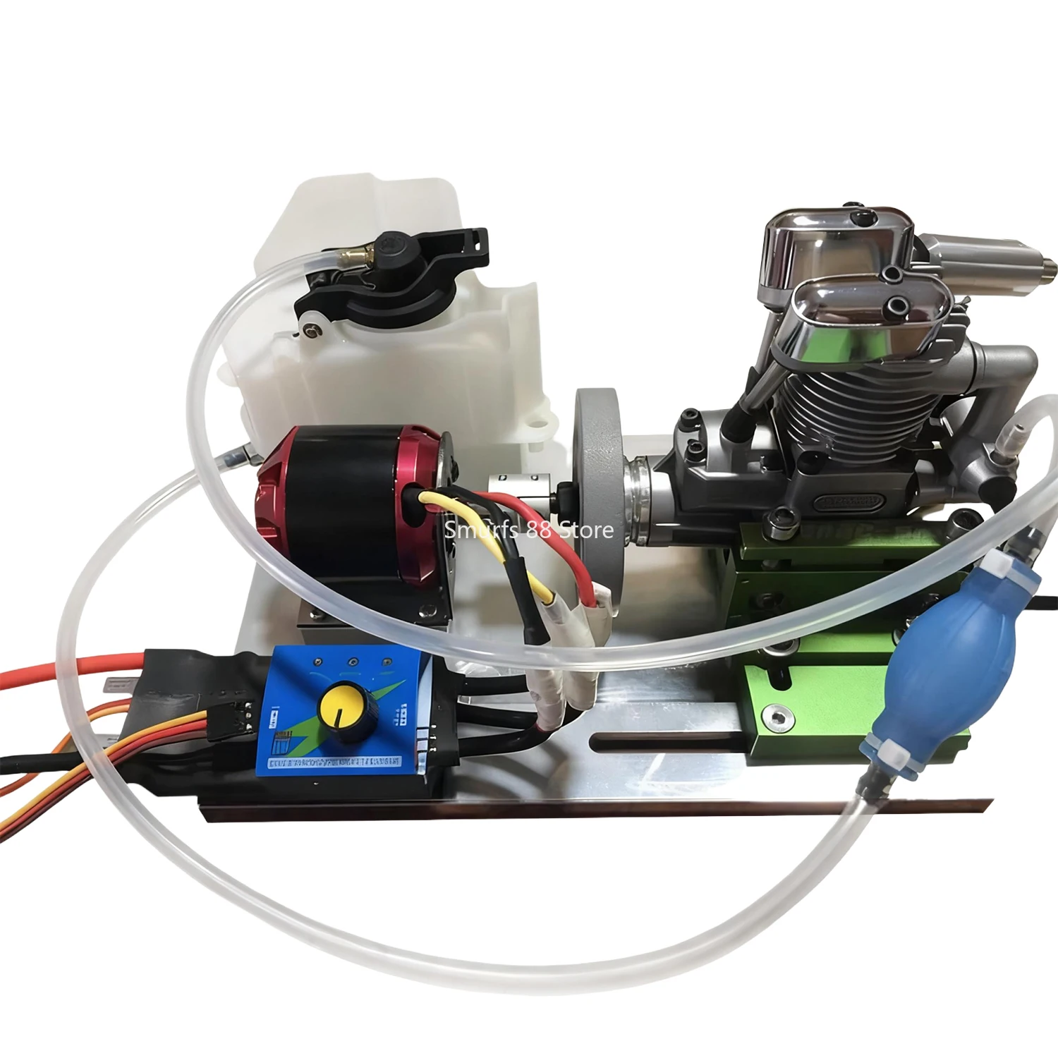 Modelo de motor generador de metanol Saito 62 clase Metal modelo de motor de cuatro tiempos potencia nominal 1,5 Hp juguetes modelo Experimental