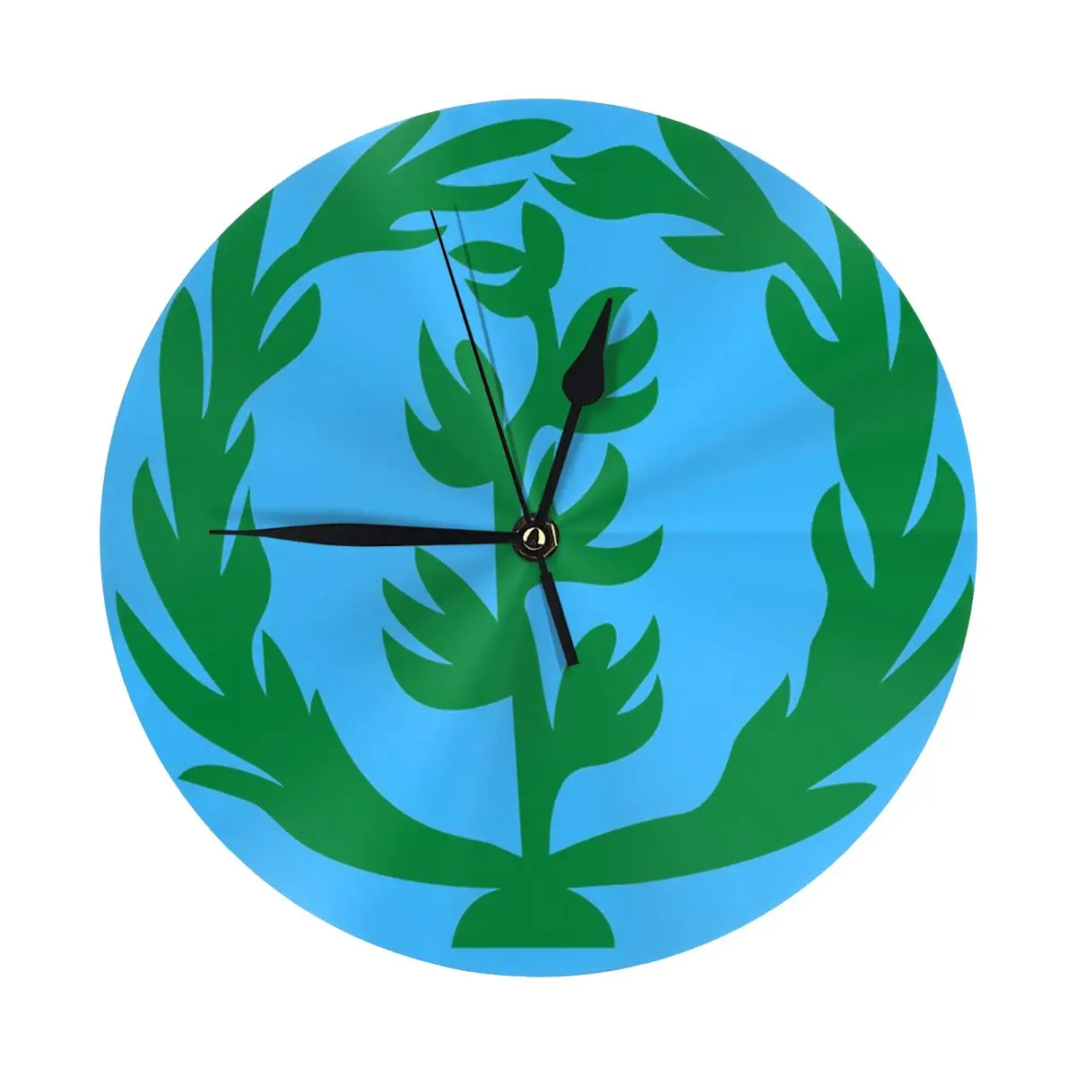 Eritrean Federation(Meley) Flag Wall Clock Room Decoration Clock Must-have Ornament Round