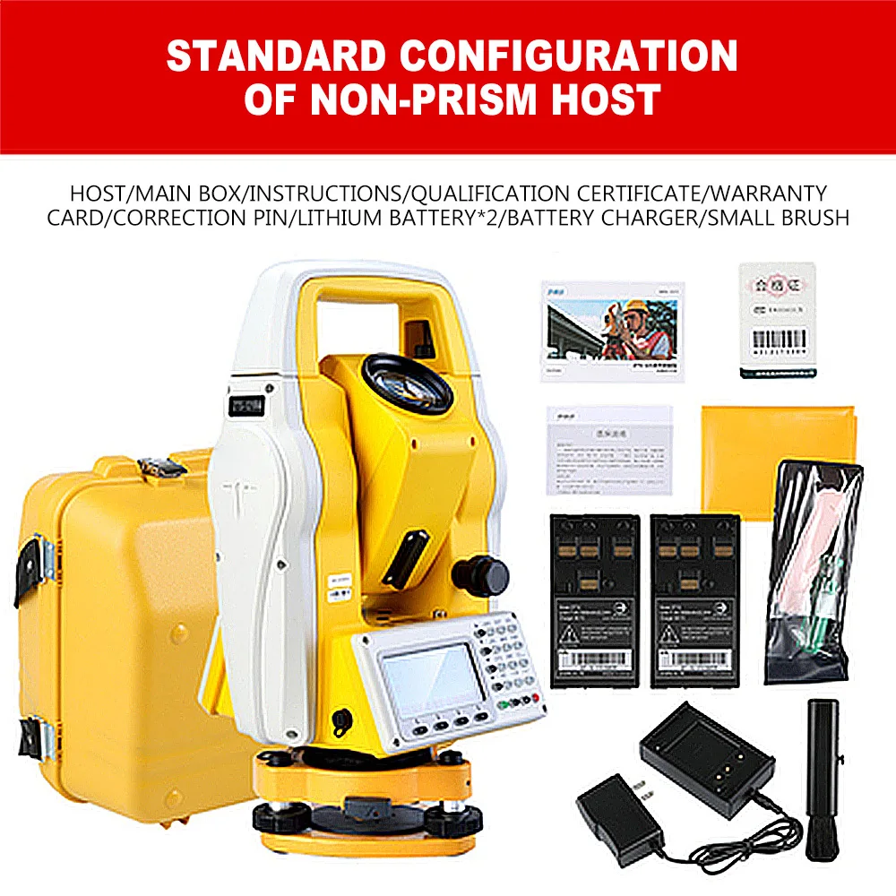 

2" Total Station Professional surveying equipment No prism 400m, single prism 2000m reflectorless