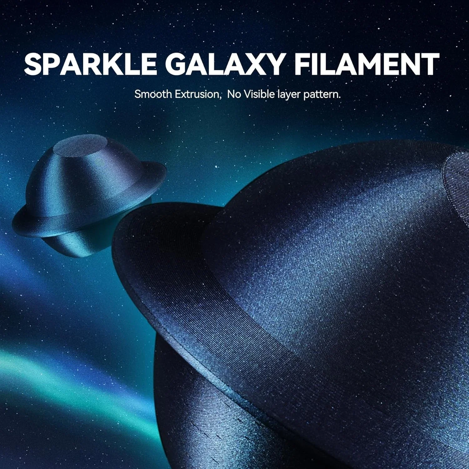 

JAYO 3D Galaxy PLA 3D Printer Filament 1.75MM Sparkle Glitter PLA Chameleon Changing Colors 3D Printing PLA Filament for 3D