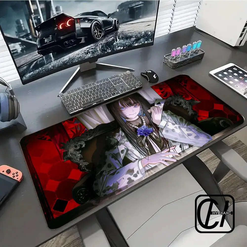 A_ado Mouse Pad Rubber Lock Edge Mouse Pad HYBXXC Super Big Computer Mat Offices Accessories Virtual Idol Kawii Keyboard Pad