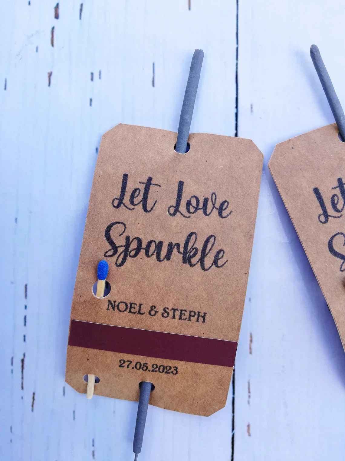 Personalized Sparklers Tags for wedding, Wedding Sparkler Tags With Match Tape,Personalized Fireworks Labels, party, anniversary