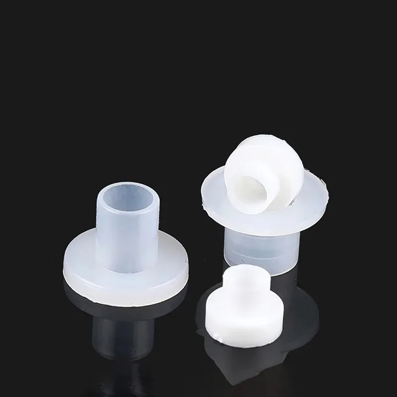 

Nylon Insulating Washer T Shape Concave Convex Thread Bushing White