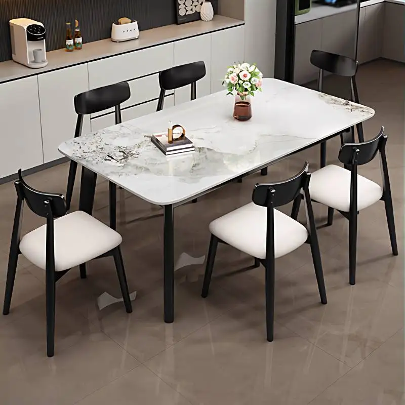 Style Items Dining Tables Chairs Space Decorations Expandable Modern Dining Tables Luxury Nordic Mesas Comedor Furniture Home