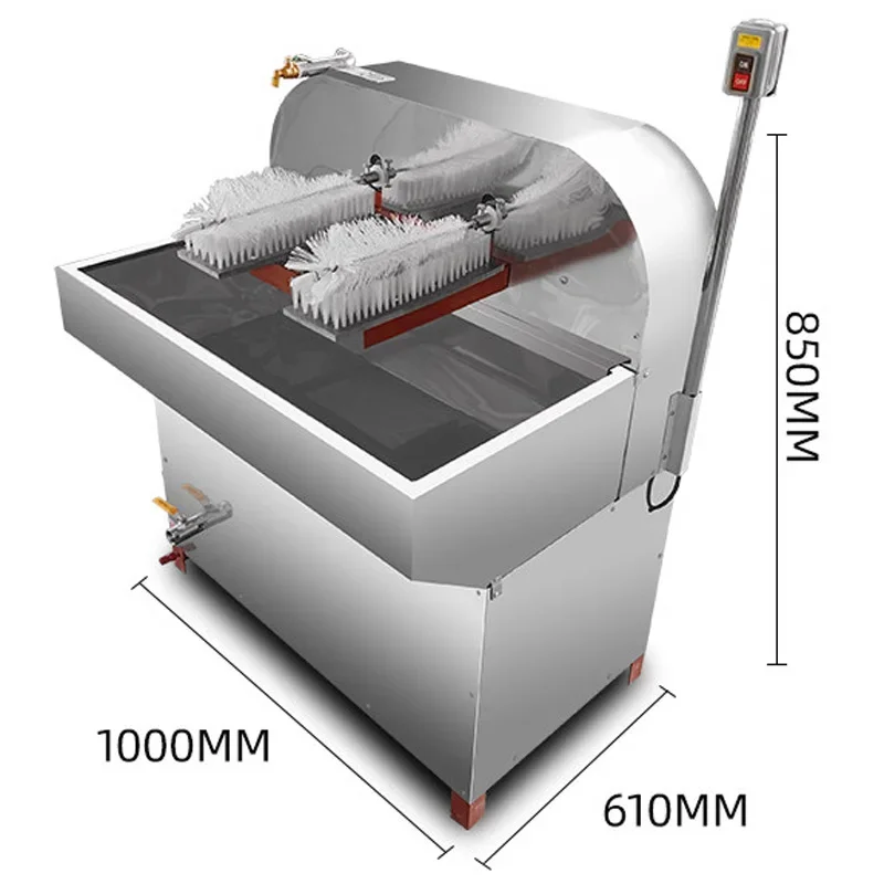 #2-Station/4-Station Bottle Washer—Brushing of Stainless Steel Beer Bottles and Plastic Bottles (Internal and Externa(Customized