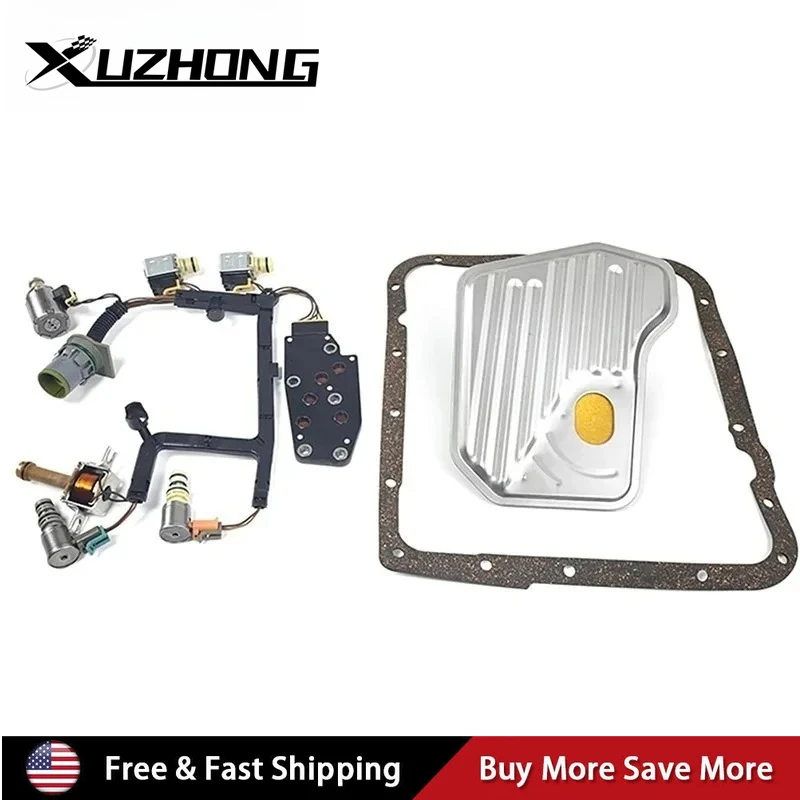 

Master Solenoid Kit Transmission For 1993-2002 Chevy Suburban 1500 2500 V8 4.8L 5.0L 5.3L 5.7L 4 Speed 4WD