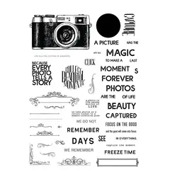 English Clear Stamp For DIY Scrapbooking Card Making  A8005