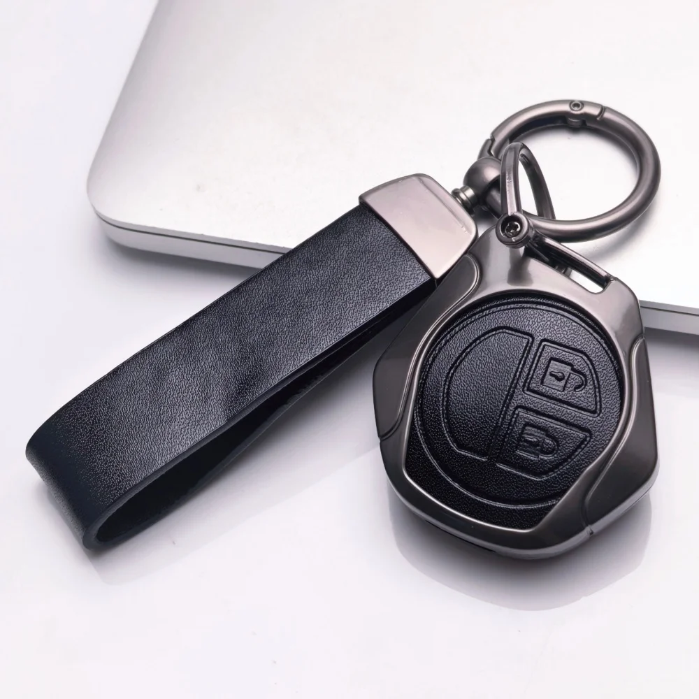 Zinc Alloy Car Key Case Cover for Suzuki SX4 Swift Liana Vitara Jimny Alto Ignis Esteem Auto Remote Shell Protect Accessories