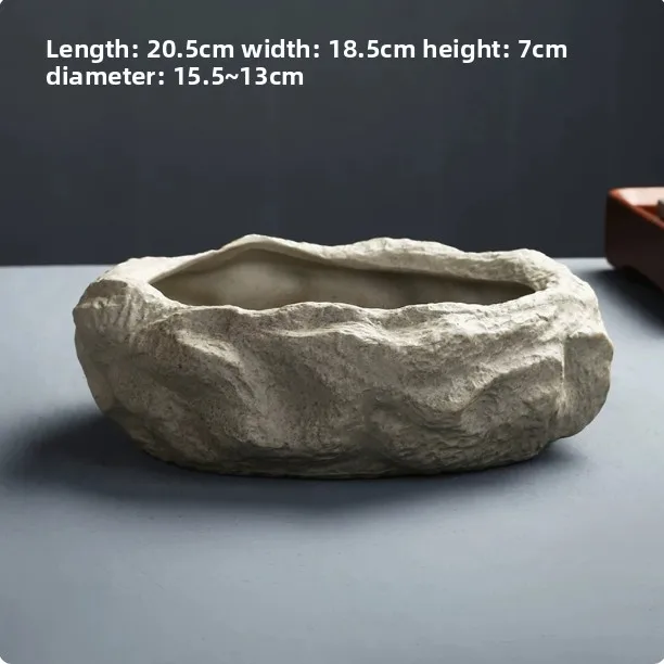 Keramische Rock Modder Imitatie Steen Thee Wassen Pen Wassen Thee Kopjes, Huishoudelijke Theeservies Accessoires, Extra Grote Wastafel
