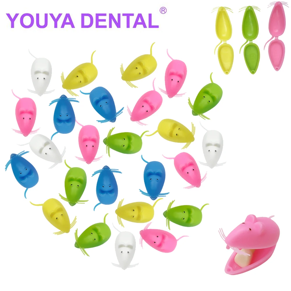 50Pcs Mouth Shape Milk Teeth Storage Box, Lost Teeth Saver Keepsake Lovely Baby First Tooth Organizer Mini Storage Tooth Cases