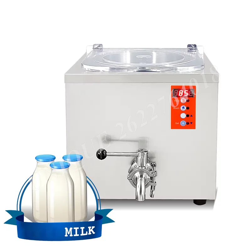 220V Low Temperature Pasteurization Machine/Fully Automatic Milk Ice Cream Pasteurization Sterilizer 13L Large Capacity