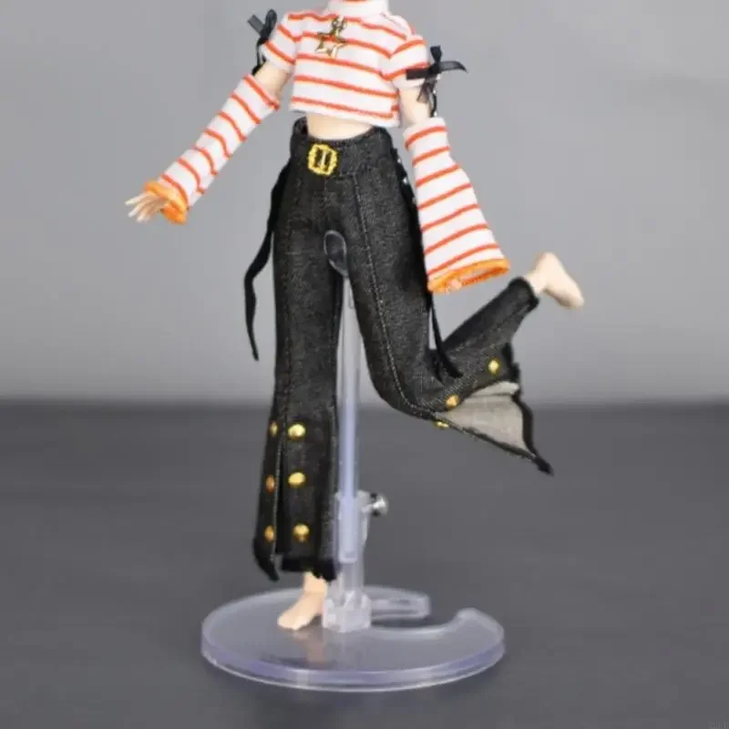 

Invisible Adjustable Doll Display Stand Lightweight ABS Easy Installation Process for Most Figurines 15UB