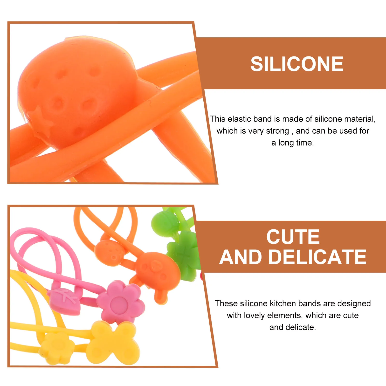 5 قطع من أشرطة السيليكون المرنة القابلة للتمدد لمنظم كابلات صندوق بينتو وأربطة السيليكون المرنة المحمولة