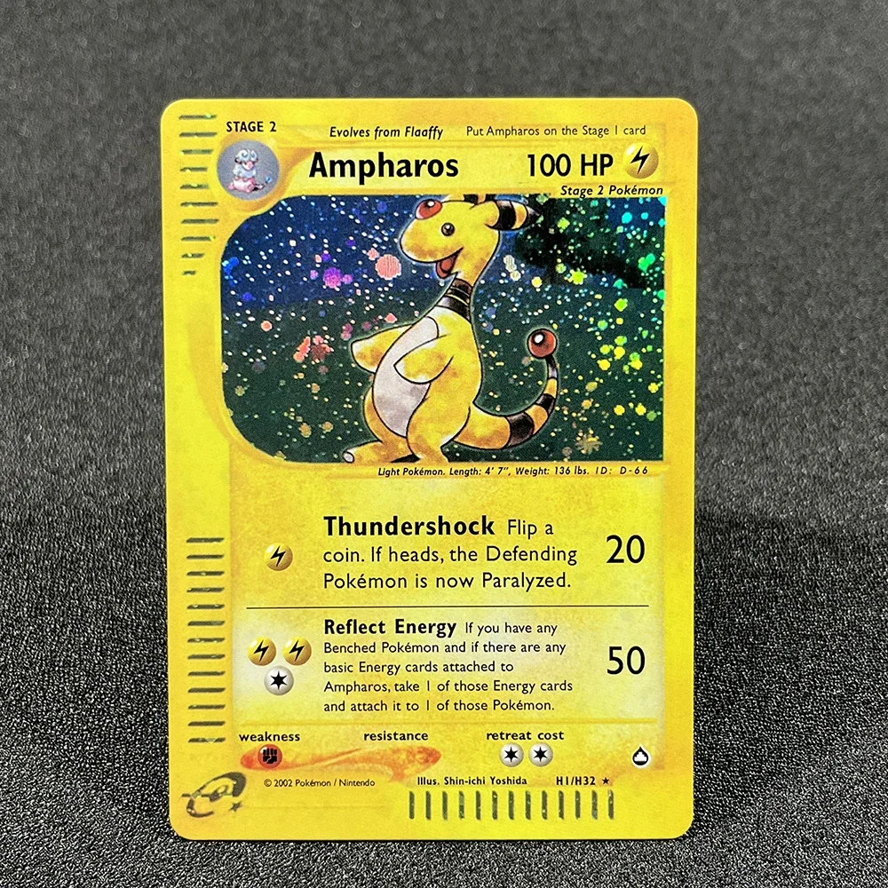 Cartes Flash Pokémon PROXY, carte électronique, Skyridge, Charizard, Umbreon, pouvez-vous arados, Gengar, Ho-Chaînes, feuille de Golem, cartes