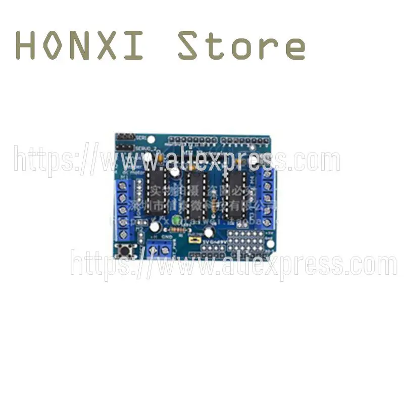 1 Stuks L293d Motor Driver Module Verlengplaat Motor Motor Controle Schilden