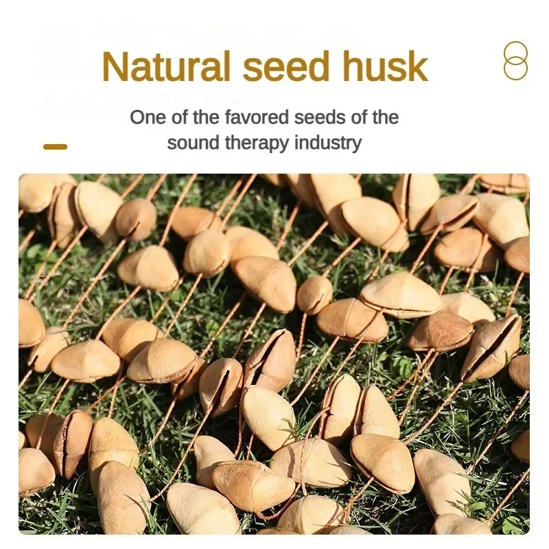 Natural Fruit Shell Bell Outdoor Meditation Wind Chimes Tibetan Diatonic Percussion Instruments Professional Sound Healing Bells