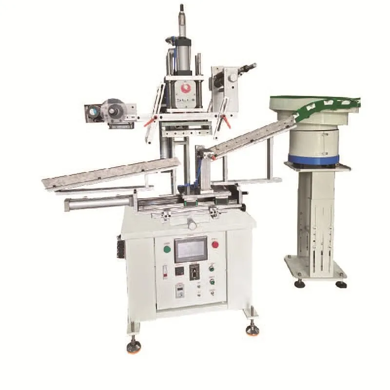 

Customized Fully Automatic Bottle Cap Cosmetic Craft Lampshade Flower Pot Tableware Cup Cover Round Hot Stamping Machine