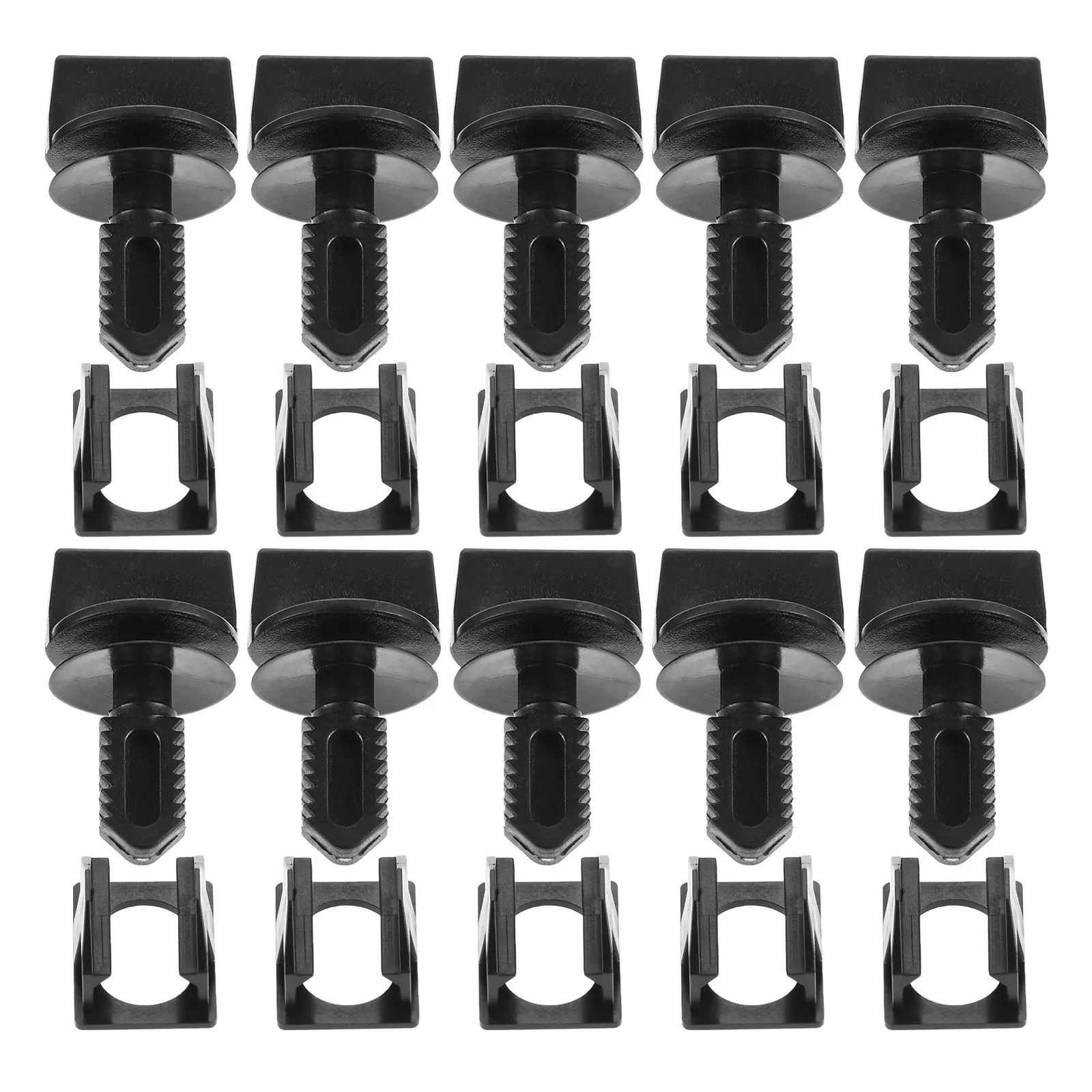 10 مجموعة 51711916199 سيارة كليب التمهيد السجاد الداخلية بطانة كليب لسيارات Bmw E30 E34 E36 Z3 التمهيد الجذع تقليم بطانة تويست بدوره قفل كليب #1