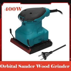 400W Orbital Sander Wood Grinder Electric Car Polisher Multifunctional Wood Metal Waxing Polishing Grinding Sanding Machine