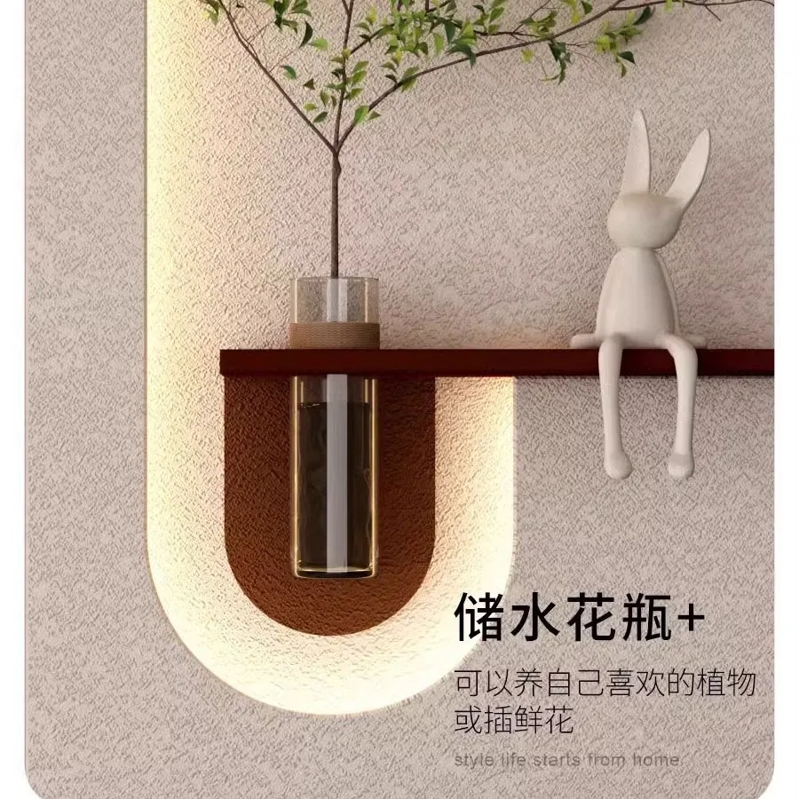 Background wall hand-painted this painting modern simple high-end wall decoration painting corridor aisle porch hanging painting